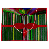 "Kerstmis in juli" Grote Glossy Gift Bag Groot Cadeauzakje (Voorkant)