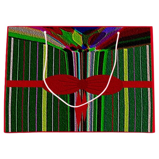 "Kerstmis in juli" Grote Glossy Gift Bag Groot Cadeauzakje (Voorkant)