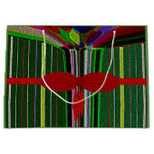 "Kerstmis in juli" Grote Glossy Gift Bag Large Cadeautasje (Voorkant)