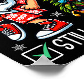 Kerstmis in juli halfjaarverslag nog steeds ondeug poster (Hoek)