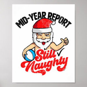 Kerstmis in juli halfjaarverslag nog stout Fu Poster