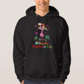 Kerstmis in juli jl . met vuurgevel op de zomervak hoodie (Voorkant)
