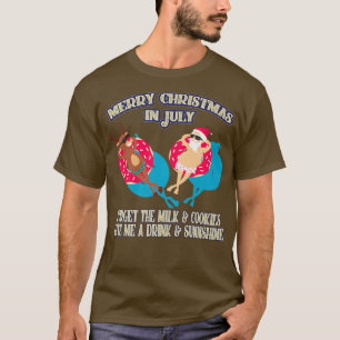Kerstmis in juli jongstleden kerstfeest Mannen Vac T-shirt