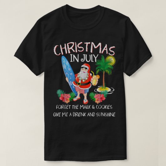 Kerstmis in juli jongstleden kerstfeest Mannen Vac T-shirt (Design voorkant)
