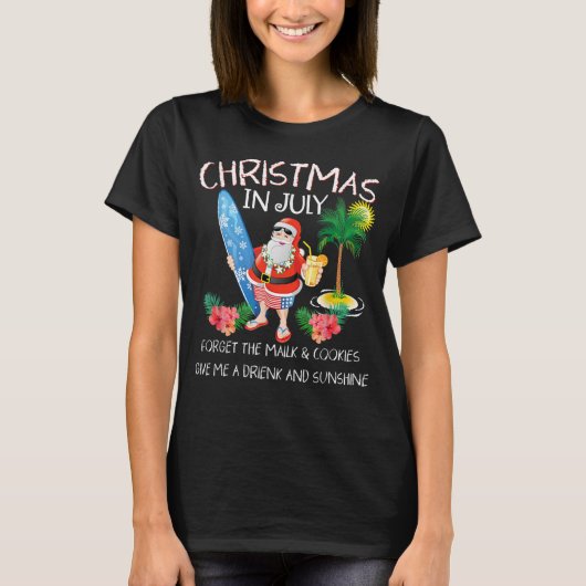 Kerstmis in juli jongstleden t-shirt (Voorkant)