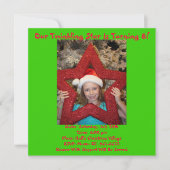 Kerstmis in juli kaart (Voorkant)