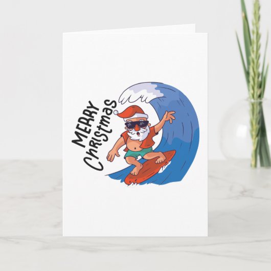 Kerstmis in juli kaart (Voorkant)