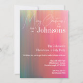 Kerstmis in juli kaart (Voorkant)