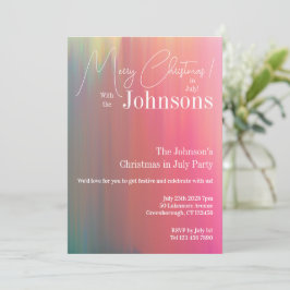 Kerstmis in juli kaart