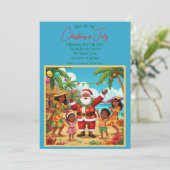 Kerstmis in juli kaart (Staand voorkant)