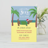 Kerstmis in juli kaart (Staand voorkant)