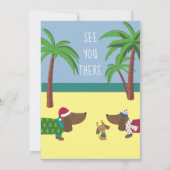 Kerstmis in juli kaart (Achterkant)