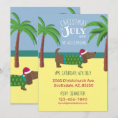 Kerstmis in juli kaart (Voorkant / Achterkant)