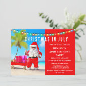 Kerstmis in juli kaart (Staand voorkant)