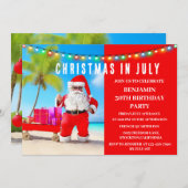 Kerstmis in juli kaart (Voorkant / Achterkant)