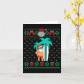 Kerstmis in juli kaart (Gele Bloem)