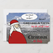 Kerstmis in juli Kerstfeest Kaart (Voorkant)