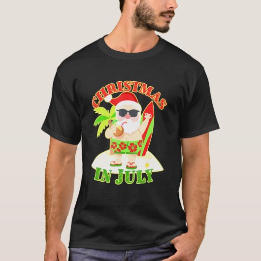 Kerstmis in juli Kerstkerstkerstkerstkerstkerstker T-shirt (Voorkant)