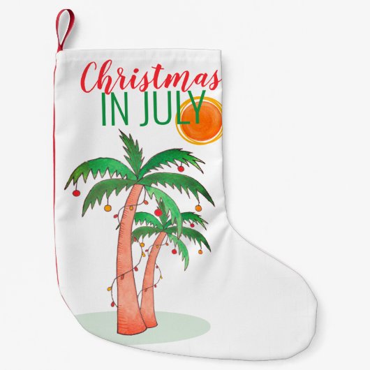 Kerstmis in juli kerstmis kleine kerstsok (Voorkant)