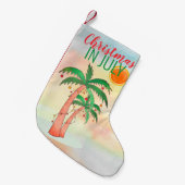 Kerstmis in juli kerstmis kleine kerstsok (Voorkant (Hangend))