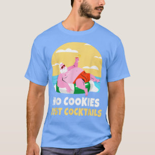 Kerstmis in juli kerststaartbedekking t-shirt