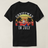 Kerstmis in juli  kerststrand t-shirt (Design voorkant)