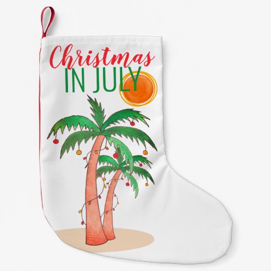 Kerstmis in juli Kerststrump Kleine Kerstsok (Voorkant)