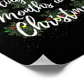 Kerstmis in juli kersttelling poster (Hoek)