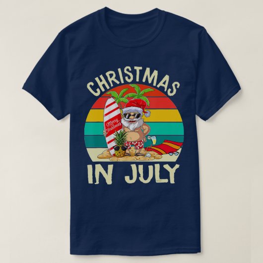 Kerstmis in juli Kinder Hawaiiaanse top (Design voorkant)