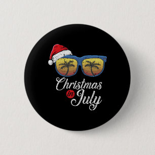 Kerstmis in juli Koele Hawaiiaanse strand Zomer va Ronde Button 5,7 Cm