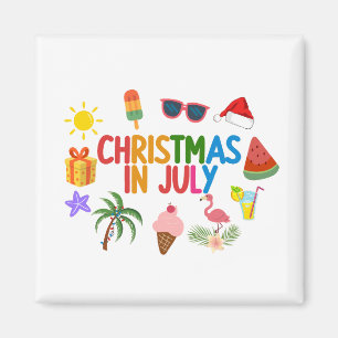 Kerstmis in juli magneet