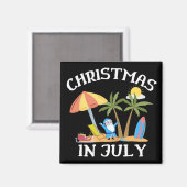 Kerstmis in juli magneet (Voorkant / Achterkant)