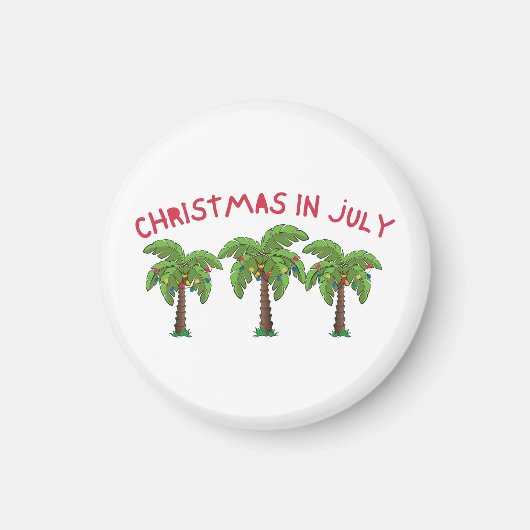 Kerstmis in juli magneet (Voorkant)