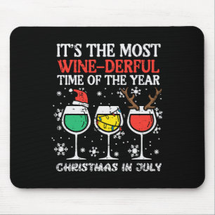 Kerstmis in juli meest winederful tijd grappige Xm Muismat