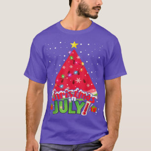 Kerstmis in juli Merry Watermelon Summer Vacking T-shirt
