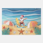 Kerstmis in juli met KERSTMAN Inpakpapier Vel (Voorkant 3)