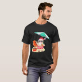 Kerstmis in juli met kerstmis met de kerstman t-shirt (Voorkant volledig)