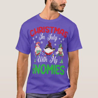 Kerstmis in juli met mijn kabouters grappige zomer t-shirt