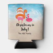 Kerstmis in juli met SANTA CLAUS Blikjeskoeler (Voorkant)