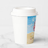 Kerstmis in juli met SANTA CLAUS Papieren Bekers (Rechts)