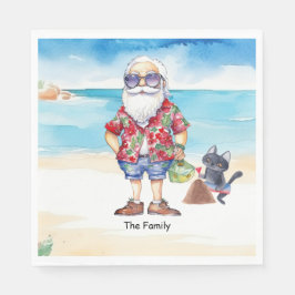 Kerstmis in juli met SANTA CLAUS Servet