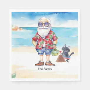 Kerstmis in juli met SANTA CLAUS Servet