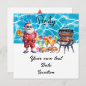 Kerstmis in juli met Sinterklaas op het strand  Va Kaart (Voorkant / Achterkant)