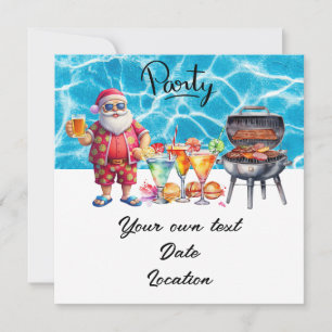 Kerstmis in juli met Sinterklaas op het strand Va Kaart