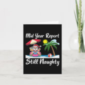 Kerstmis in juli nog steeds stout feestdagen kaart (Voorkant)