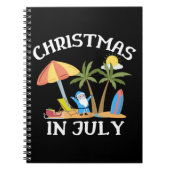 Kerstmis in juli notitieboek (Voorkant)
