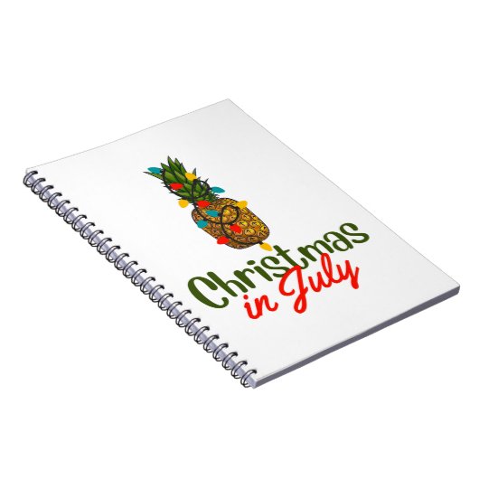 Kerstmis in juli notitieboek (Rechterzijde)