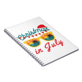 Kerstmis in juli notitieboek (Rechterzijde)