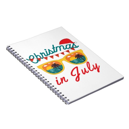 Kerstmis in juli notitieboek (Rechterzijde)