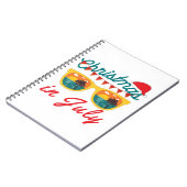 Kerstmis in juli notitieboek (Linkerzijde)
